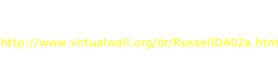 David Allen Russell, Age 21 MOS: 84C20: Motion Picture Specialist Killed by enemy gun or small arms fire. http://www.virtualwall.org/dr/RussellDA02a.htm